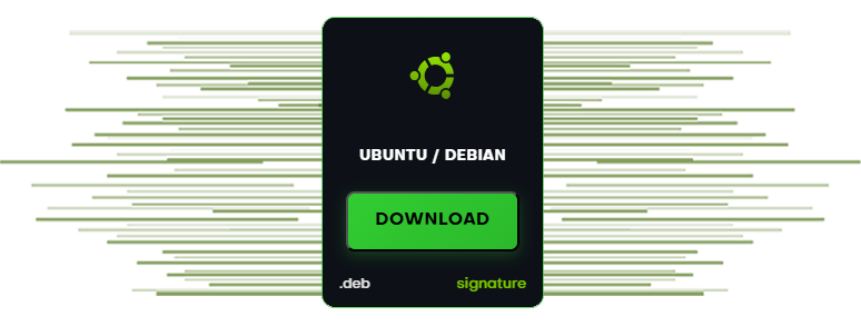Downloading the SecretCryptos Debian / Ubuntu installer.