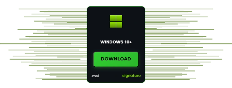 Downloading the SecretCryptos Windows installer.